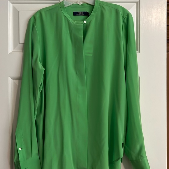 Polo Ralph Lauren Tops - BNWT Polo long sleeve silk blouse
